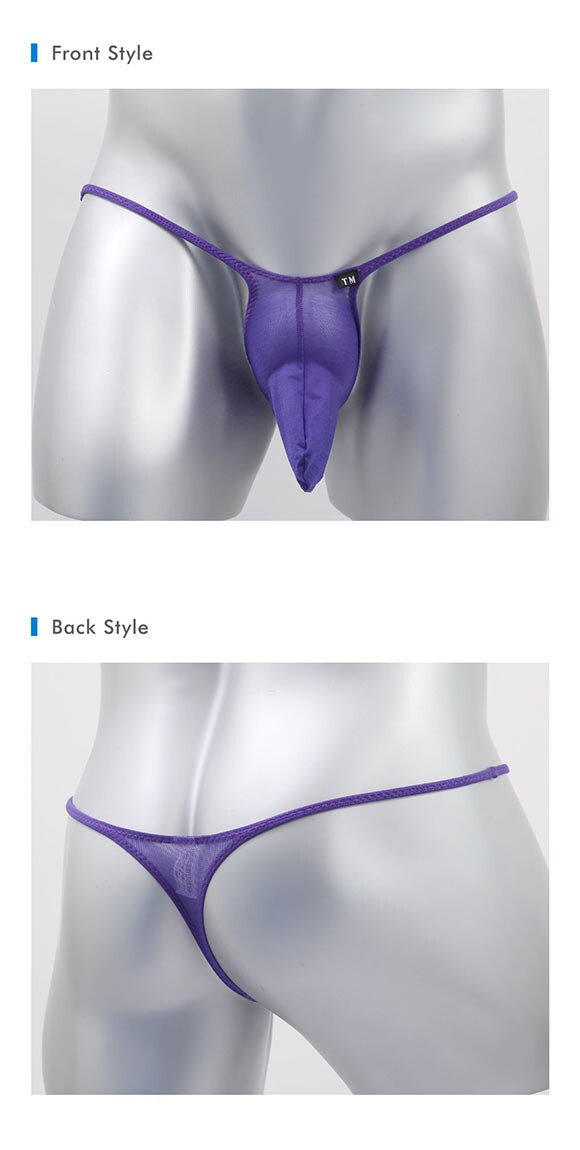 ティーエム コレクション Clearskin MAX low-rise Bulge Tバック M L 透け メンズ ビキニ ブリーフ セクシー 前閉じ TM collection