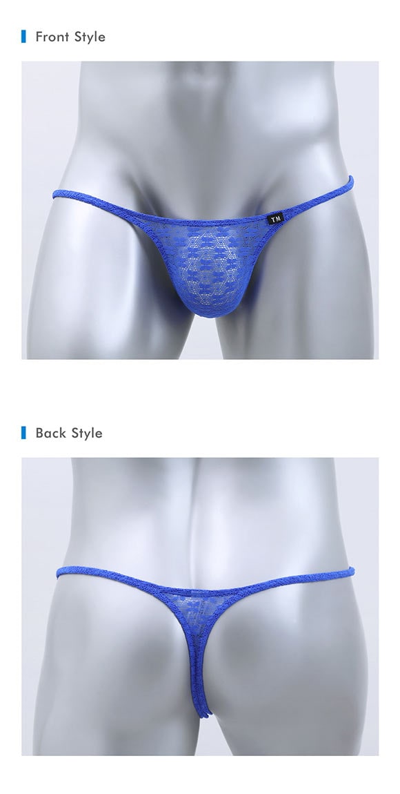 ティーエム コレクション Soft woolly lace ハギナシシャープ TB M メンズ ビキニ Tバック Gスト TM collection