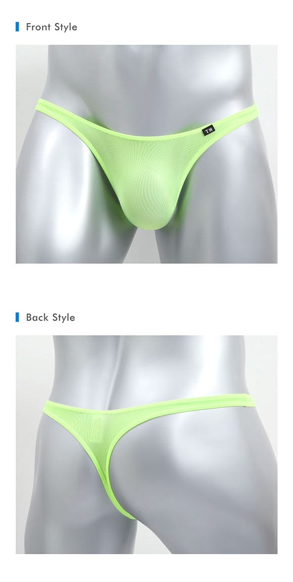 ティーエム コレクション Clearskin STANDARD M L LL Tバック 透け メンズ セクシー 前閉じ