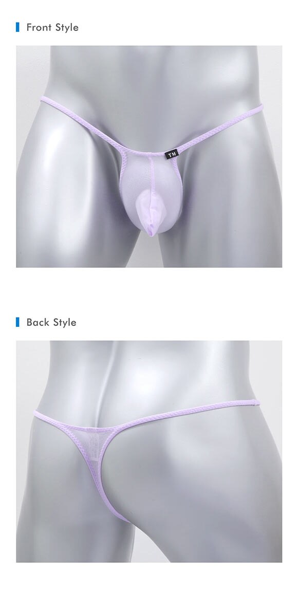 ティーエム コレクション Clearskin JUST IMPACT TB ⅡTバック M L LL 透け メンズ ビキニ ブリーフ セクシー 前閉じ TM collection