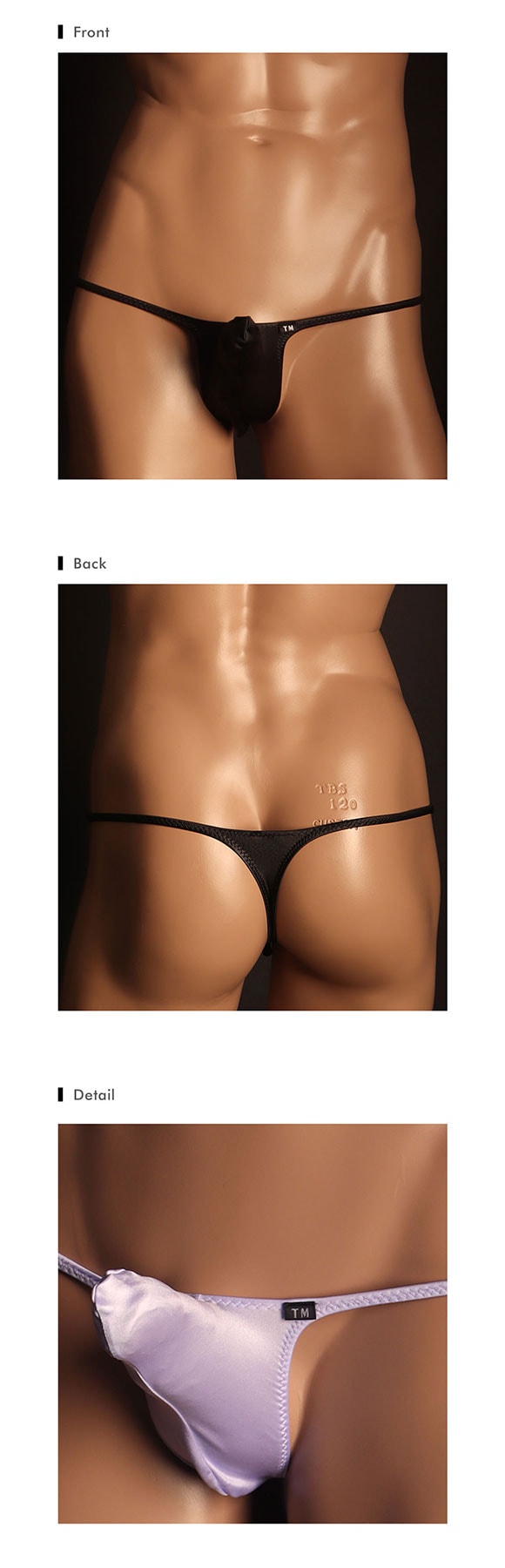 ティーエム コレクション YKS JUST IMPACT HORN TB Tバック ビキニ メンズ TM collection