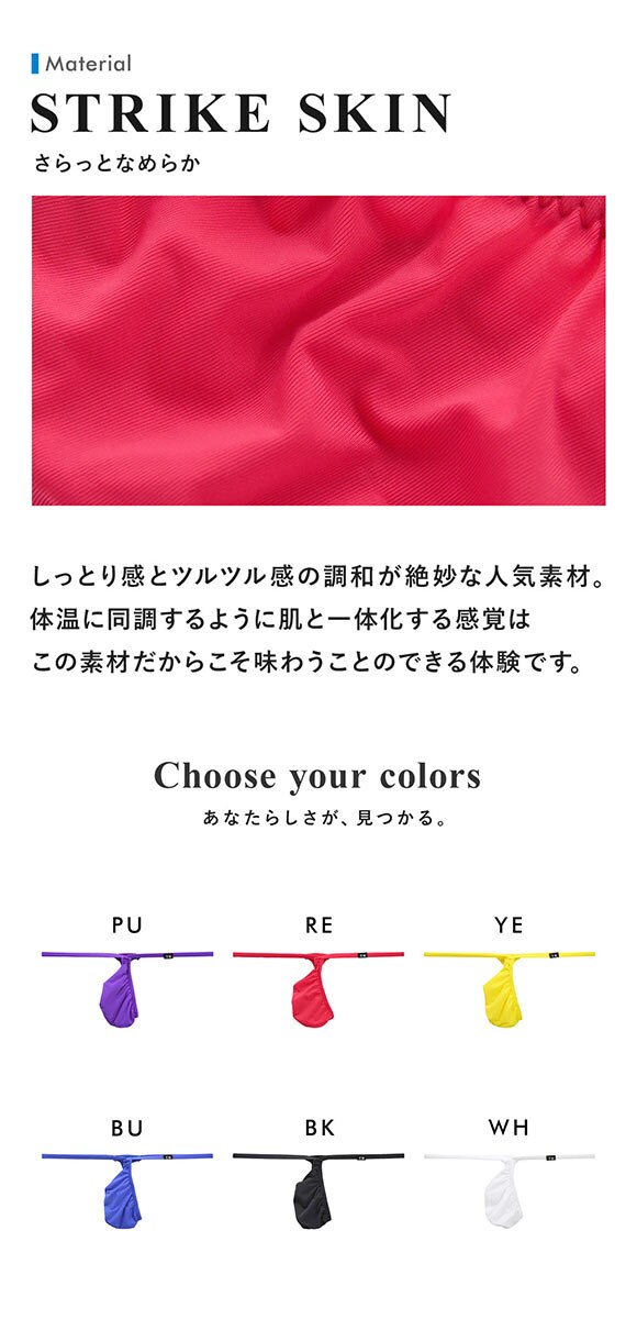 ティーエム コレクション STRIKESKIN Fork ポーチカップ Tバック メンズ ビキニ TM collection