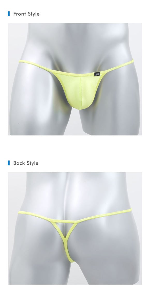 ティーエム コレクション WET Binder Gストリング Yバック M メンズ ビキニ ブリーフ セクシー 前閉じ