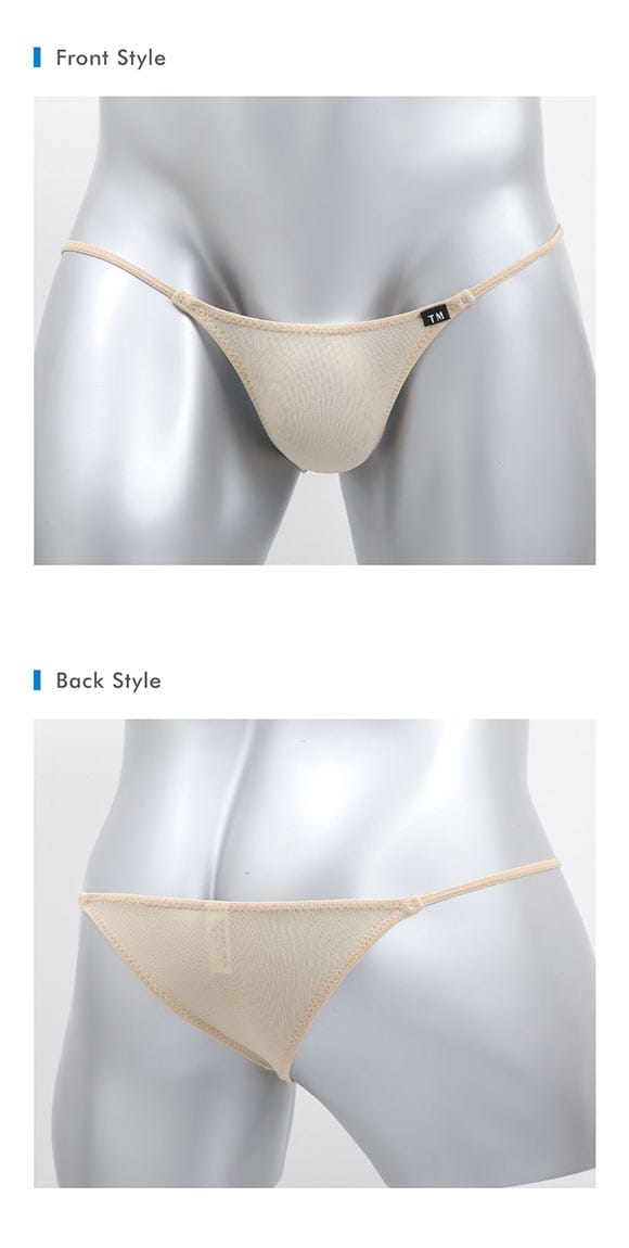 ティーエム コレクション ガーゼ調 2way side string ML ハーフバック ビキニ TM collection