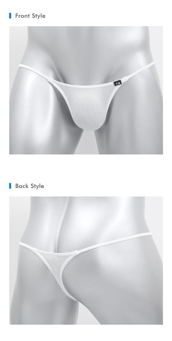 ティーエム コレクション ガーゼ調 2way side string ML Tバック ビキニ TM collection