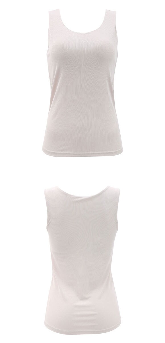 DRY WISH 冷感リブ ブラトップ ブラ内蔵タンクトップ M L LL 吸汗速乾 接触冷感 UVカット ストレッチ ノンワイヤー