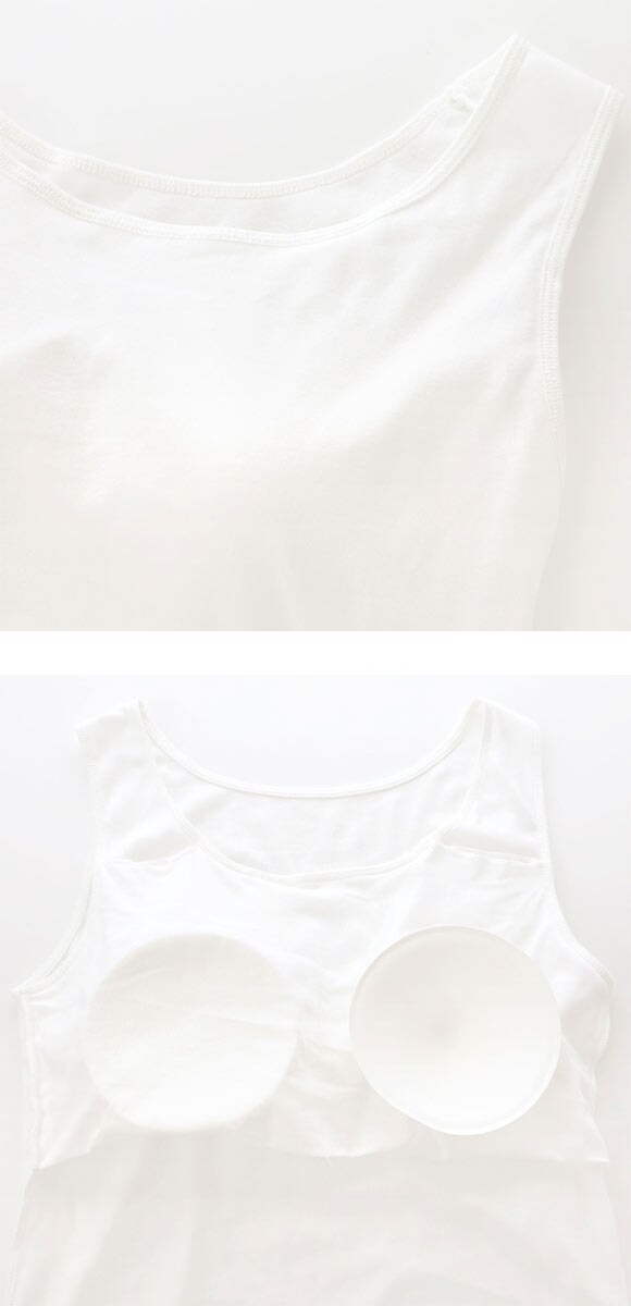 素肌にやさしくフィット 綿100％ ブラトップ カップ付き タンクトップ 4L 5L グラマー 大きいサイズ インナー レディース