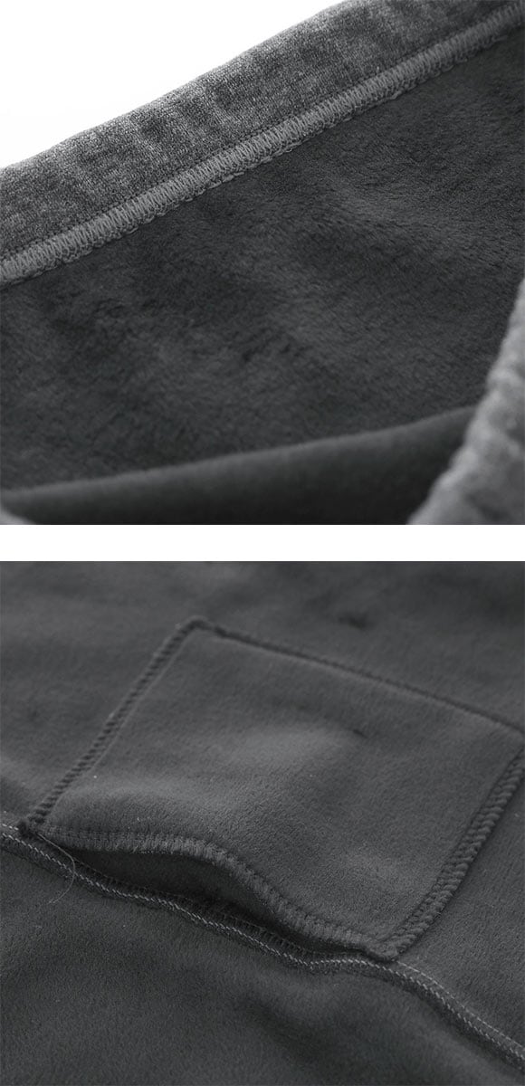 エブリデイパンツ あったか裏ボア はらまき付き 2分丈ストレッチパンツ 裏起毛 ボトム M L LL パジャマ 腹巻付き 保温 冷え対策