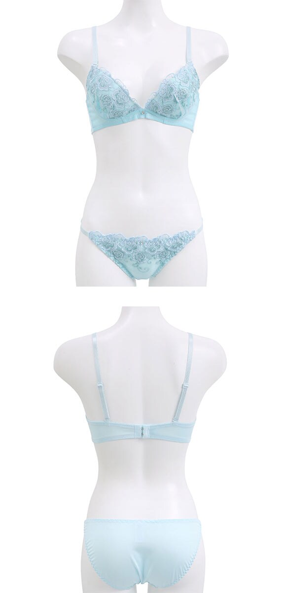 ラブジェリー メルトローズ ブラセット EF 盛り胸 Wパッド 谷間ブラ バストアップ ブラジャー ショーツ セット Love gerie