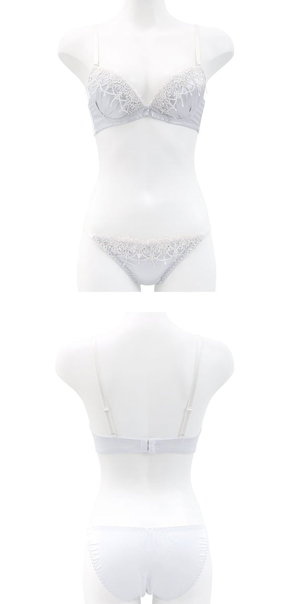 ラブジェリー モアシャンデリア ブラセット EF 大きいサイズ グラマー 盛り胸 Wパッド 厚盛り 谷間ブラ バストアップ Love gerie