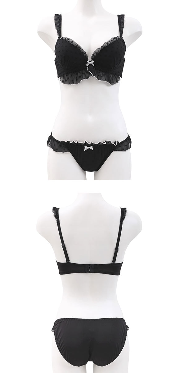 ラブジェリー ドーリーメロウハート ブラセット EF 大きいサイズ グラマー 盛り胸 Wパッド ブラジャー ショーツ セット Love gerie