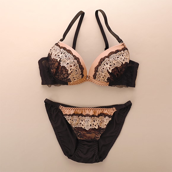 ラブジェリー グラティアレーシー ブラセット ABCD 盛り胸 Wパッド 谷間ブラ L字 脇寄せ バストアップ ブラジャー ショーツ セット