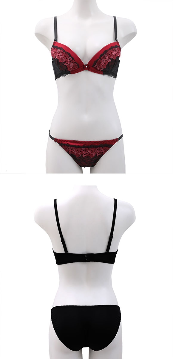 ラブジェリー グラティアレーシー ブラセット ABCD 盛り胸 Wパッド 谷間ブラ L字 脇寄せ バストアップ ブラジャー ショーツ セット