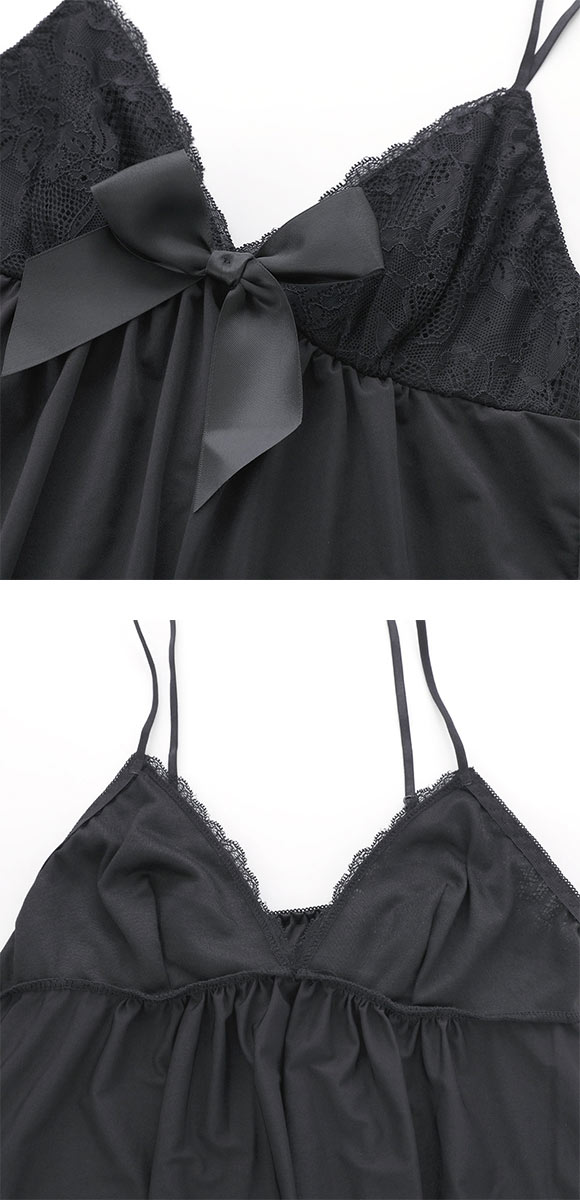 ラブジェリー ラシャスレース セットアップ キャミソール ベビードール ショーツ セット ML スリップ ランジェリー