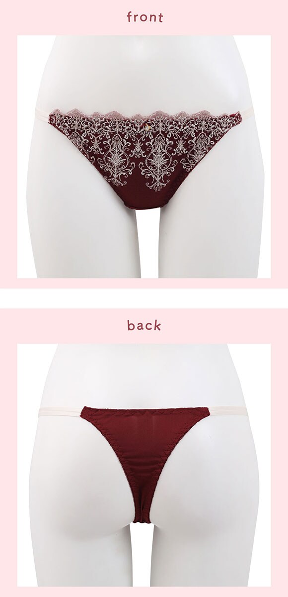 ラブジェリー ヴィクトリアンアイビー Tバックショーツ ML タンガ ソング ひびきにくい Love gerie