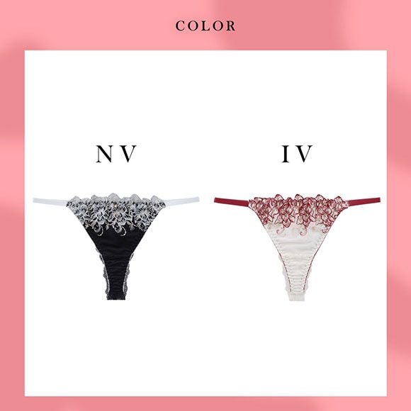 ラブジェリー アドラブルストリング Tバックショーツ ML コーディネイト タンガ 総レース ソング ひびきにくい