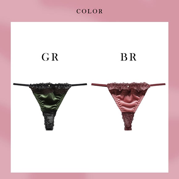 ラブジェリー ベロアレース Tバックショーツ ML 総レース ひびきにくい タンガ ソング Love gerie