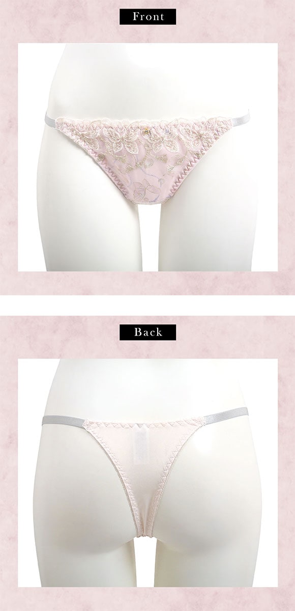 ラブジェリー ジュエルズバタフライ Tバックショーツ ML 別注 タンガ ソング ひびきにくい セクシー 単品 Love gerie