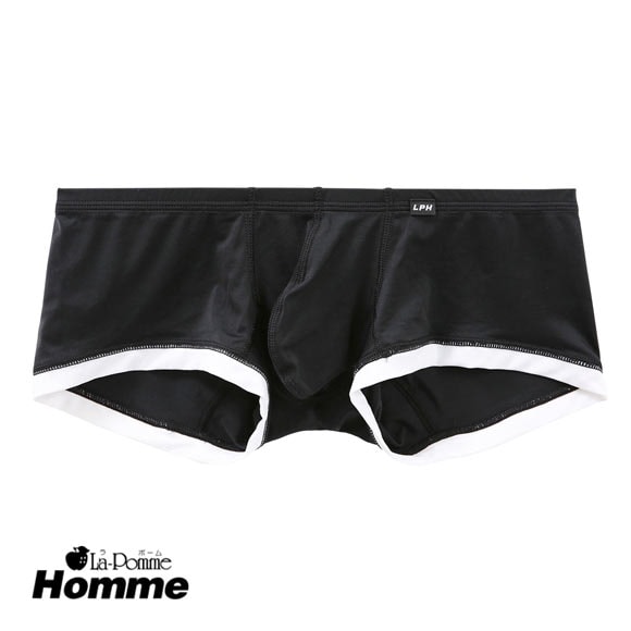 ラポーム オム MFS バイカラー ローライズ ボクサーパンツ メンズ 前とじ 日本製 La-Pomme Homme