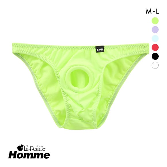 ラポーム オム La-Pomme Homme パワーリング内蔵 フルバック ビキニ メンズ 日本製