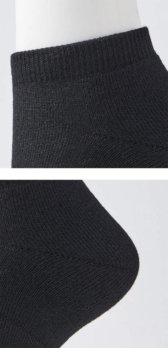 グンゼ アセドロン 足底パイル スニーカー丈 ソックス メンズ 靴下 GUNZE 吸放湿 25-27cm