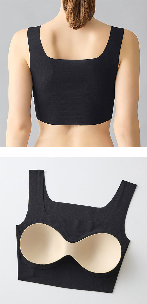 アディダス 無縫製ノンワイヤー ブラジャー adidas