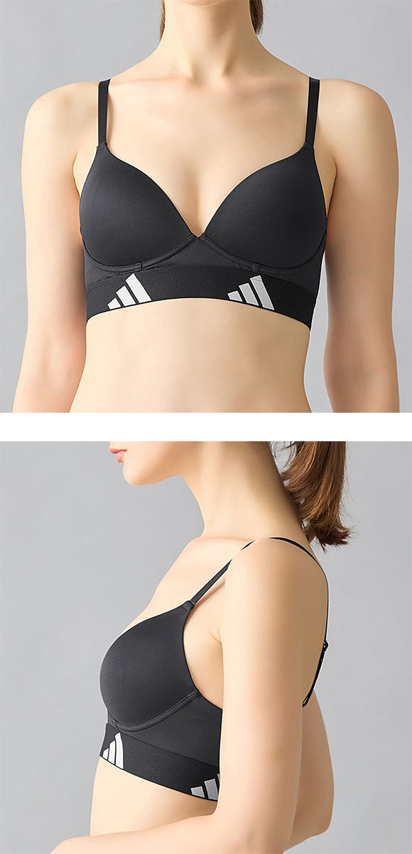 アディダス ノンワイヤー ブラジャー レディース adidas