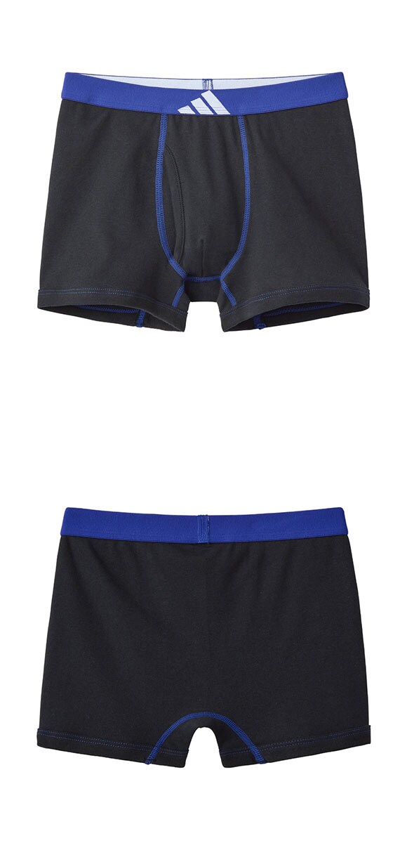 アディダス キッズ ジュニア用 綿100％ ボクサーパンツ 2枚組 adidas