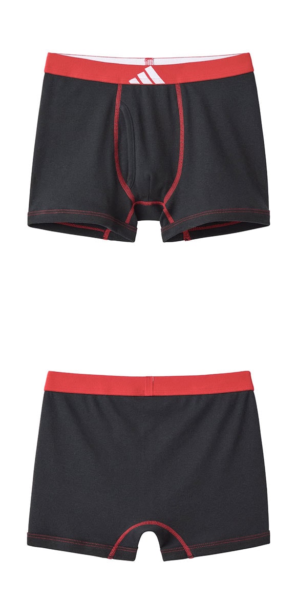 アディダス キッズ ジュニア用 綿100％ ボクサーパンツ 2枚組 adidas