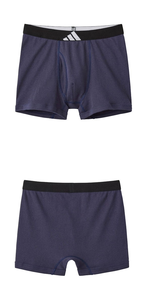 アディダス キッズ ジュニア用 綿100％ ボクサーパンツ 2枚組 adidas
