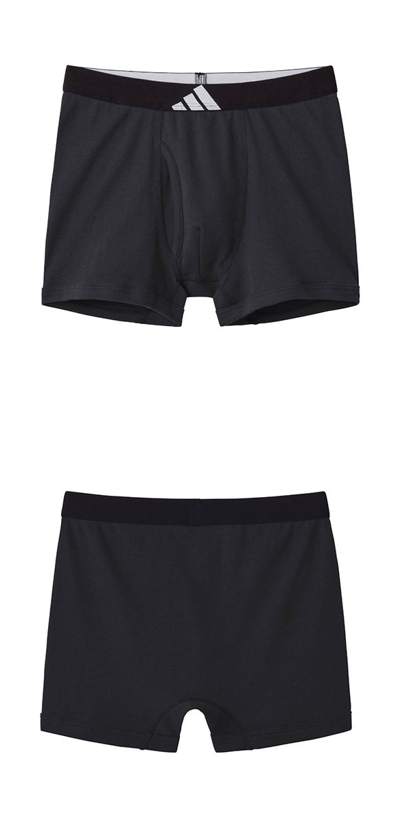 アディダス キッズ ジュニア用 綿100％ ボクサーパンツ 2枚組 adidas