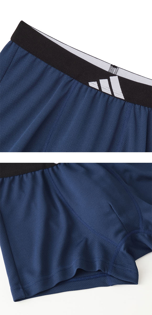 アディダス キッズ ジュニア メッシュ ボクサーパンツ adidas 吸汗速乾 スポーツ ボーイズ 男の子 男児