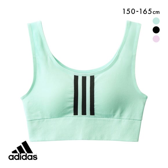 アディダス キッズ ジュニア 女の子 ハーフトップ ガールズ ノンワイヤー ブラジャー 150 160 165 adidas