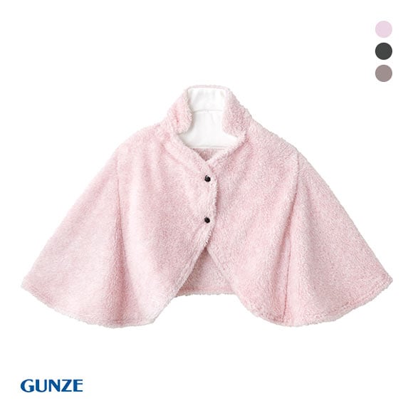 グンゼ GUNZE ウチコレ UCHI-COLLE ぐっすり習慣 おやすみポンチョ レディース 保温 ルームウェア パジャマ