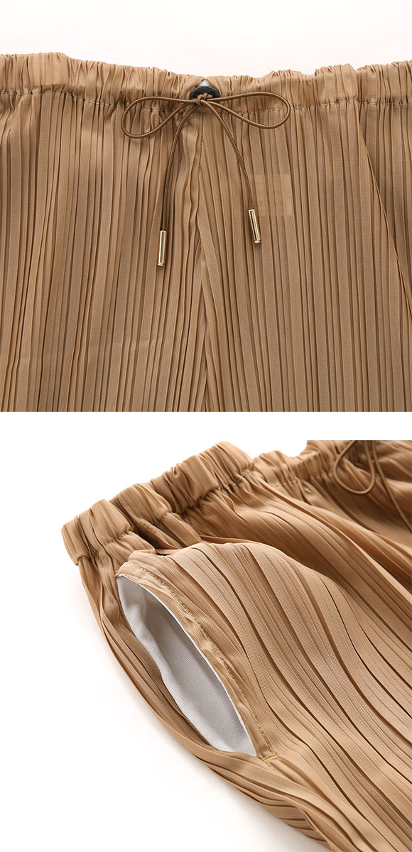 グンゼ UCHI-COLLE プリーツ クロップド パンツ レディース ボトムス ルームウェア GUNZE ウチコレ