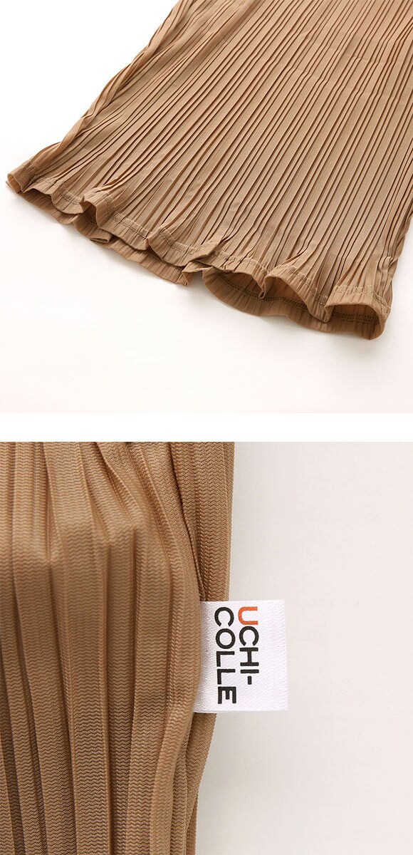 グンゼ UCHI-COLLE プリーツ クロップド パンツ レディース ボトムス ルームウェア GUNZE ウチコレ