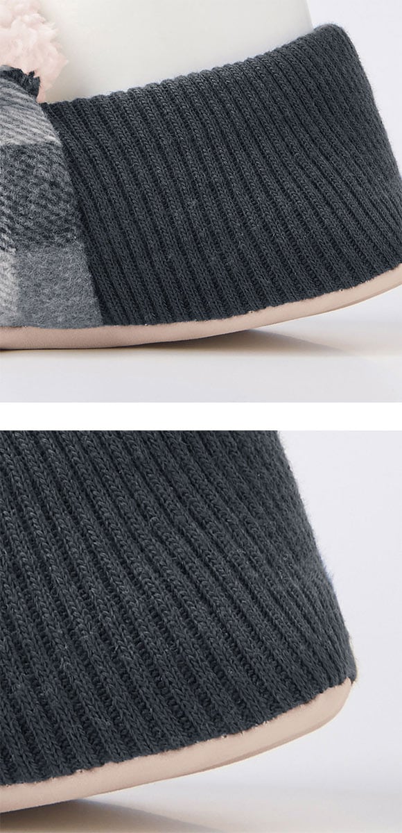 グンゼ UCHI-COLLE バウンドヒーター チェック柄 内ボア ルームシューズ バブーシュタイプ メンズ 発熱 GUNZE ウチコレ