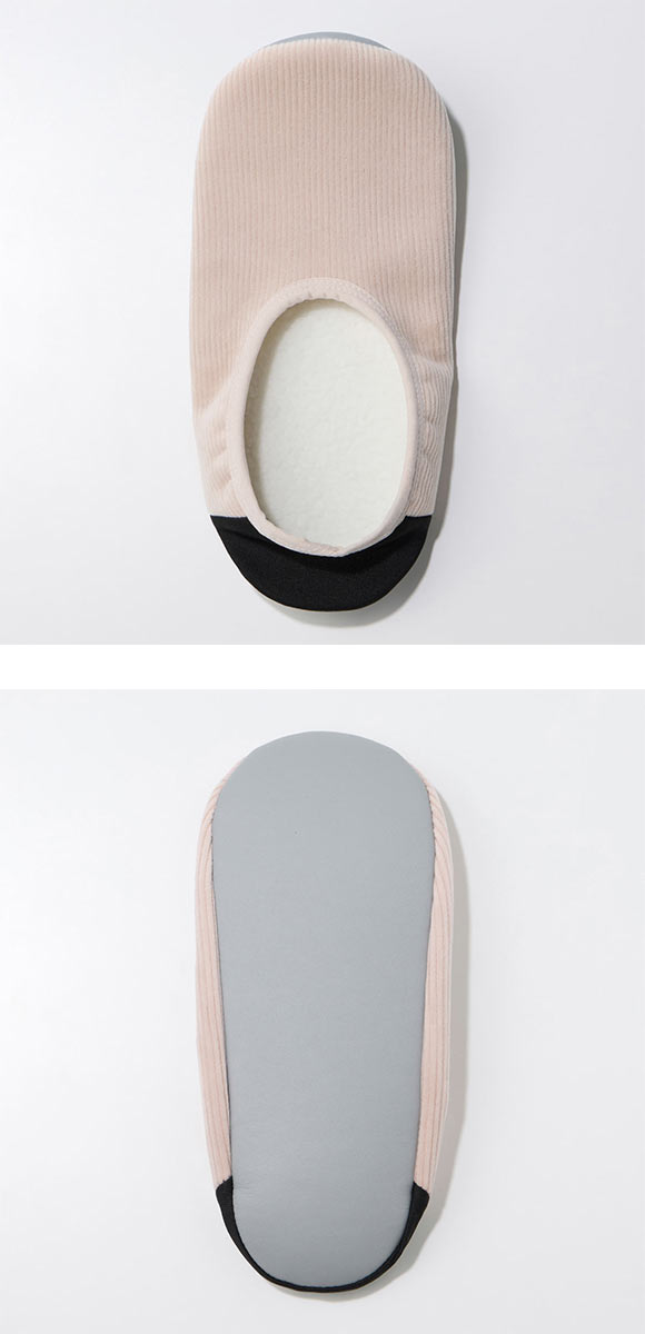 グンゼ UCHI-COLLE おうちスリッポン コーデュロイタイプ レディース ルームシューズ GUNZE ウチコレ