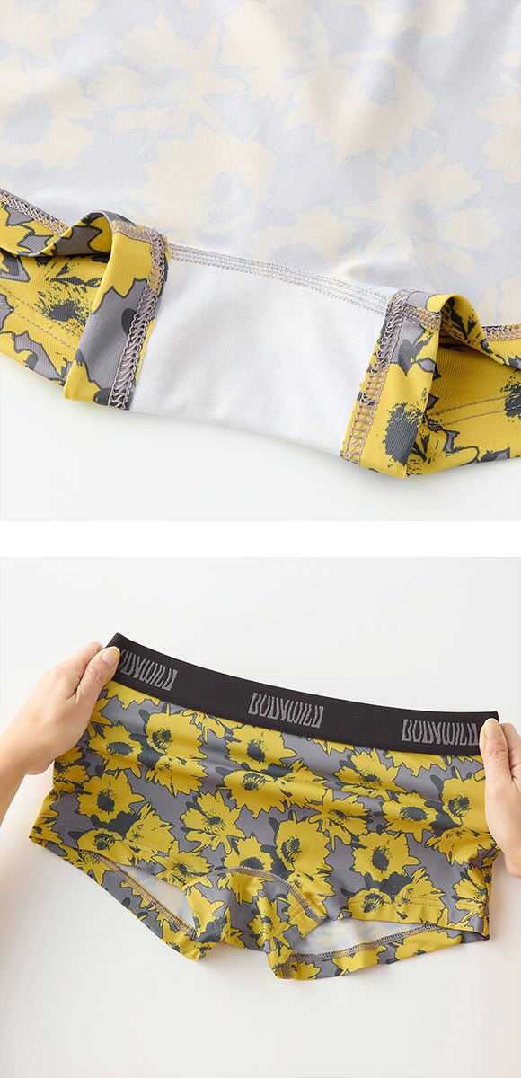 グンゼ ボディワイルド レディース プリントボクサーパンツ BODYWILD GUNZE