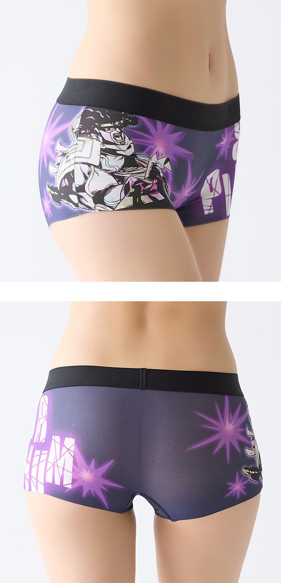 ボディワイルド レディースボクサーパンツ ジョジョの奇妙な冒険コラボ ショーツ 一分丈 BODYWILD