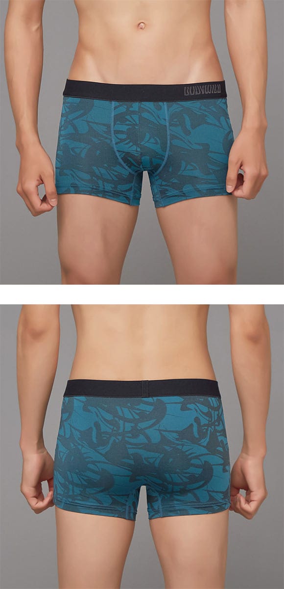 グンゼ BODY WILD ウェープ柄 ジャカード ボクサーパンツ メンズ GUNZE ボディワイルド