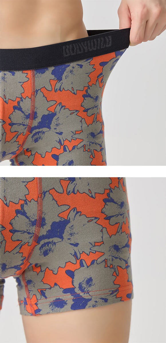 ボディワイルド ボクサーパンツ 前閉じ メンズ 綿混 BODYWILD