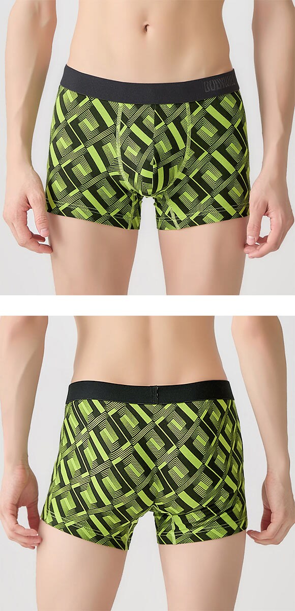 ボディワイルド ボクサーパンツ 前閉じ 綿混 メンズ BODYWILD