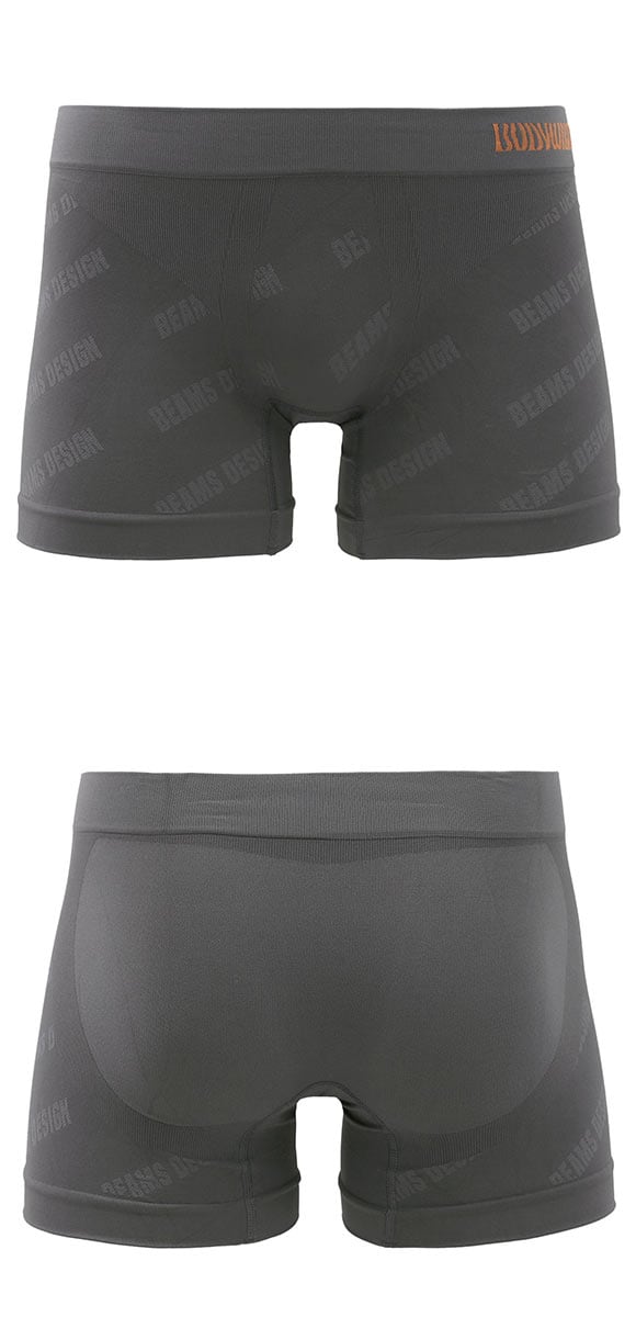 グンゼ BODY WILD by BEAMS DESIGN セミロング ボクサーパンツ メンズ ジャカード成型 ビームス GUNZE ボディワイルド