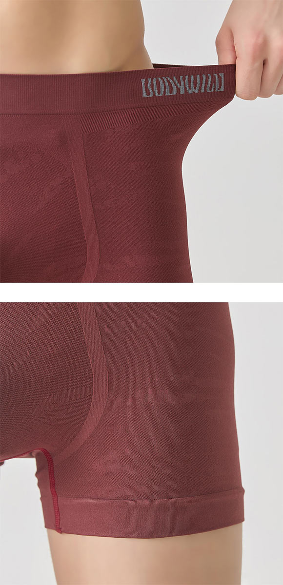 ボディワイルド ボクサーパンツ 立体成型 メンズ 前とじ ドットゼブラ柄 BODYWILD