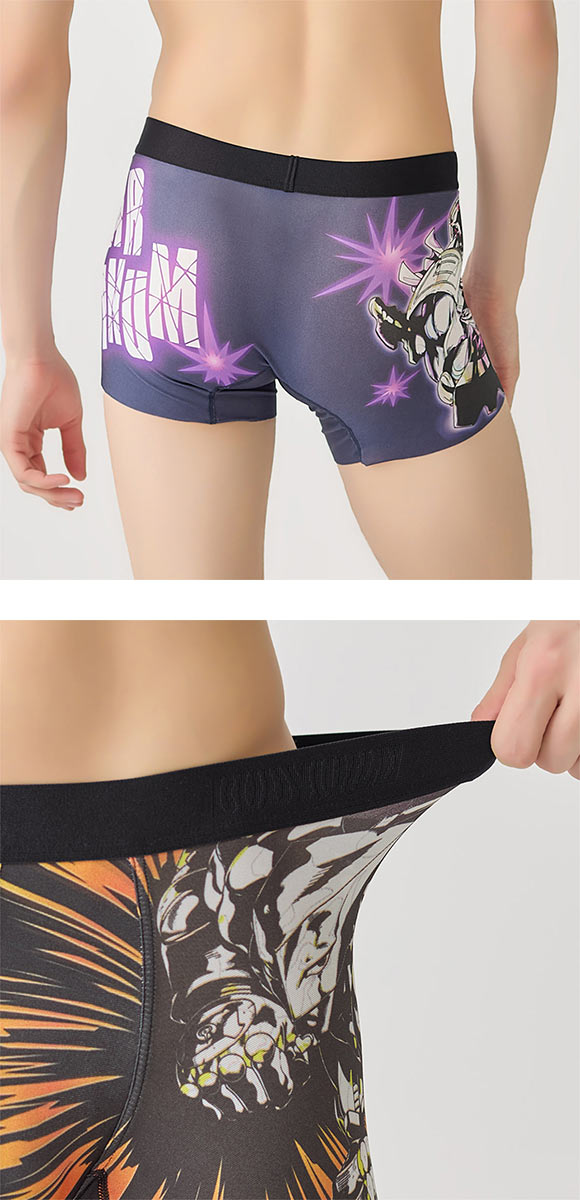 ボディワイルド ボクサーパンツ ジョジョの奇妙な冒険コラボ 前閉じ メンズ BODYWILD