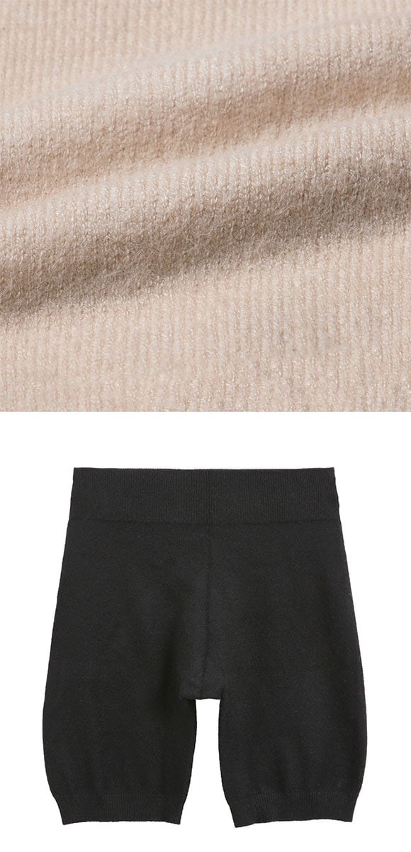 グンゼ ホットマジック 温パン 完全無縫製 3分丈 オーバーパンツ レディース スパッツ 吸湿発熱 GUNZE HOTMAGIC