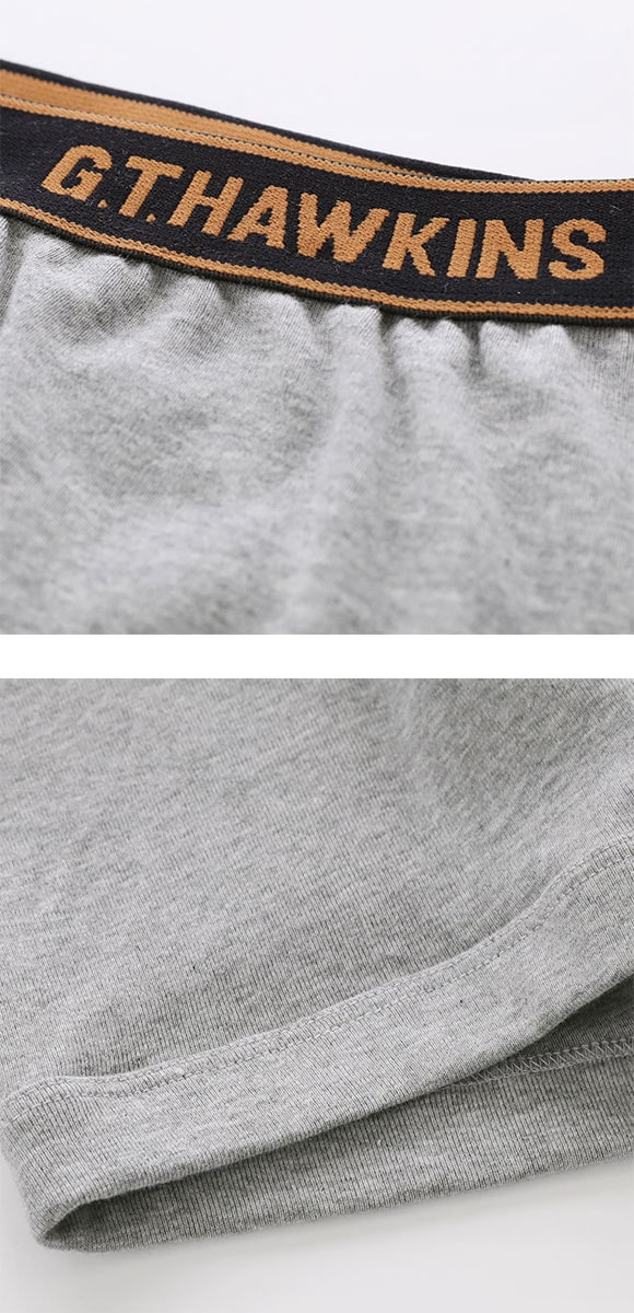 G.T.ホーキンス 綿100％ ボクサーブリーフ 2枚セット メンズ 前開き G.T.HAWKINS