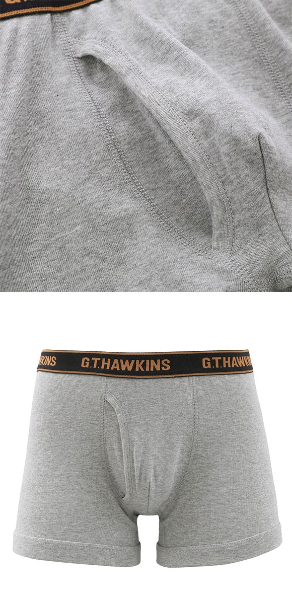 G.T.ホーキンス 綿100％ ボクサーブリーフ 2枚セット メンズ 前開き G.T.HAWKINS