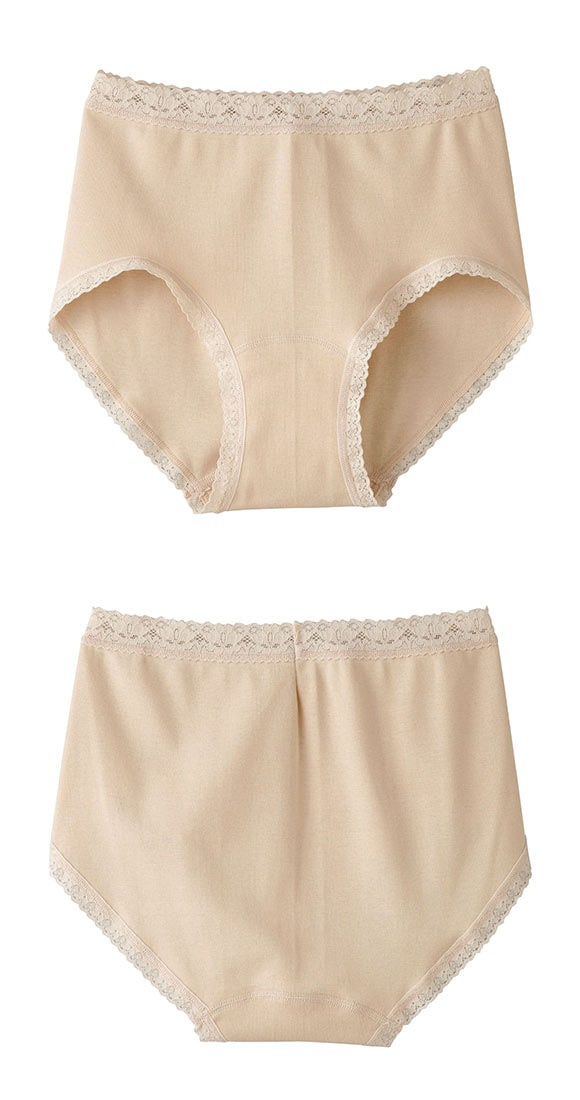 グンゼ いいここち 綿100％ やさしーく包み込む レギュラーショーツ ローレッグ 深め レディース GUNZE